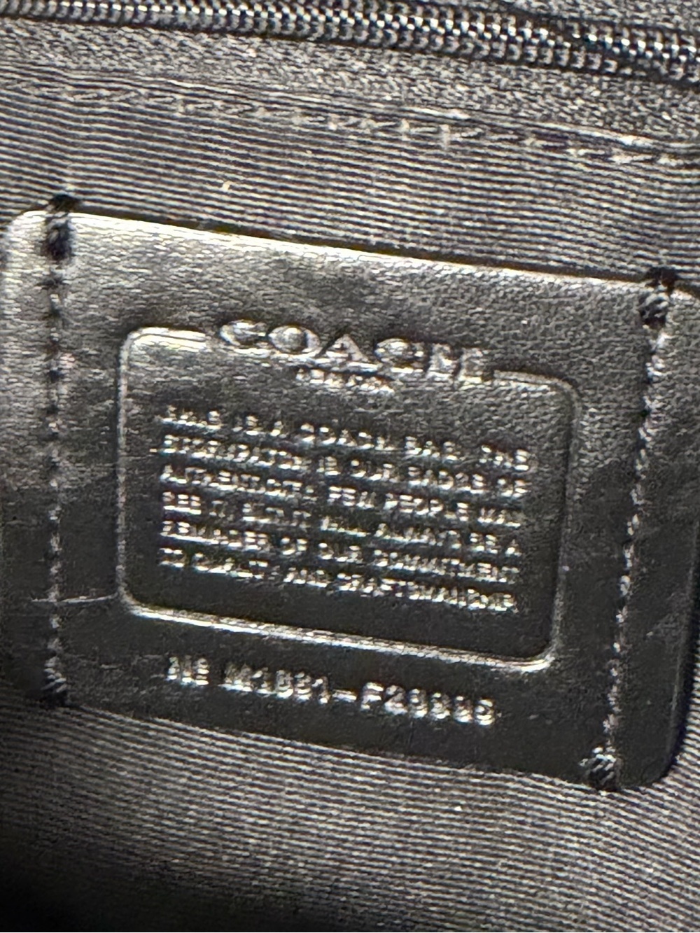 Coach Mini Charlie Black Pebbled Leather Cowhide Backpack - Picture 6 of 8